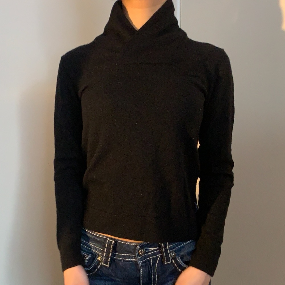 Armani Exchange 100% Merino Wool Cowl Neck Collar Sweater